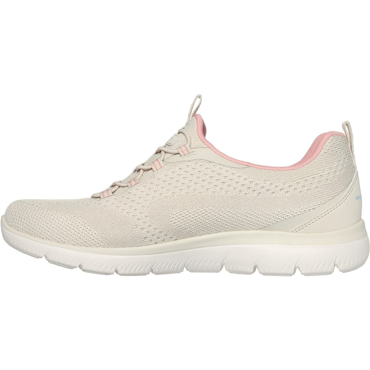 Women's Wide Fit Skechers 150120 Summits New Nature Trainers in Black/Multi - Image 1