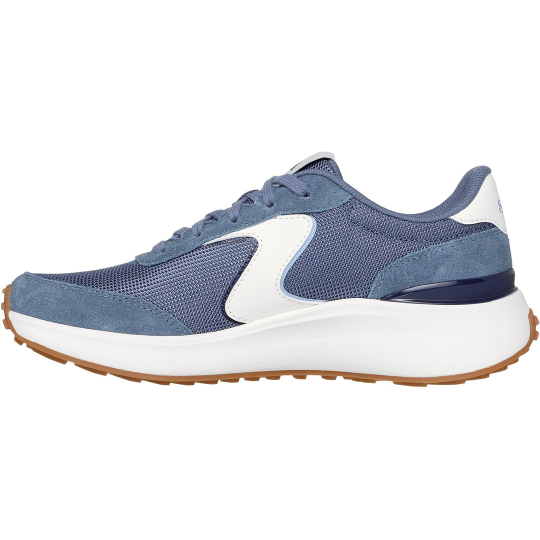 Women's Wide Fit Skechers 150600 Blvd Retro Revival Trainers in Light Pink/Purple - Image 10