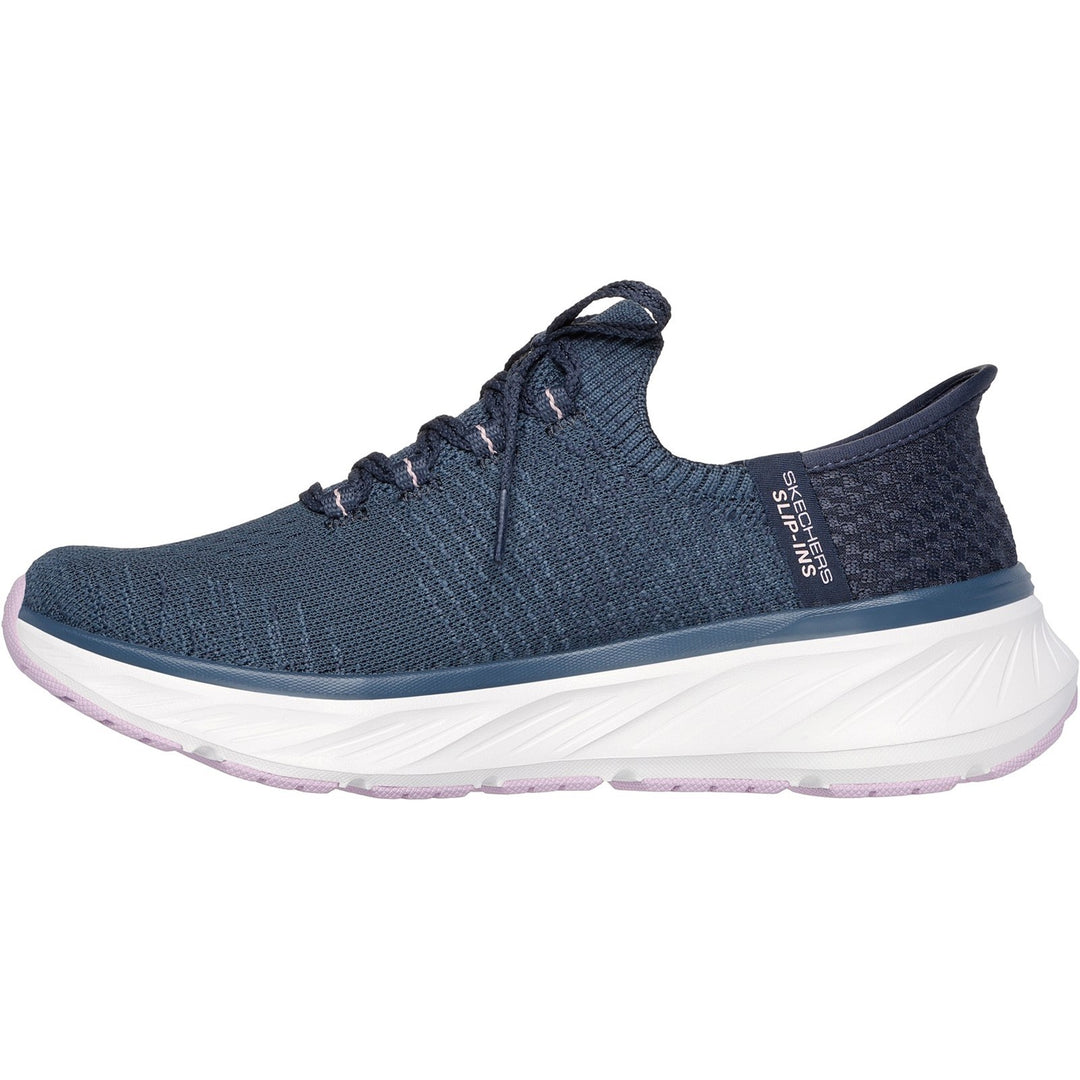 Women's Relaxed Fit Skechers 150470 Edgeride Impression Trainers in Black/Pink - Image 10