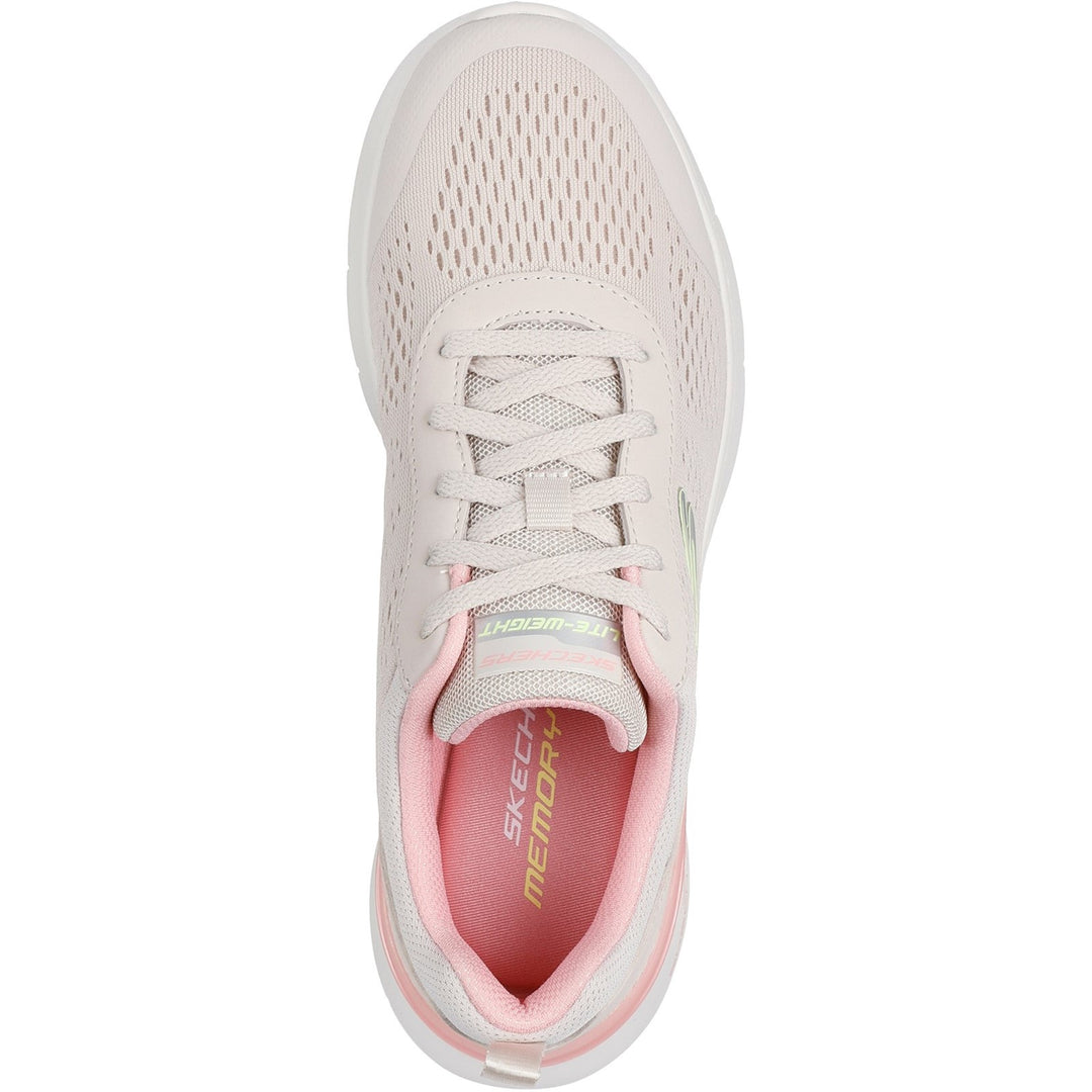 Women's Wide Fit Skechers 150370 Skech-air Dynamight 2.0 New Heights Trainers in Mauve - Image 16