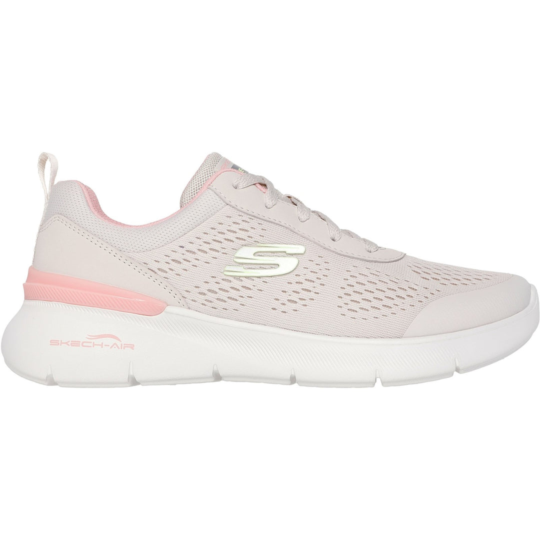 Women's Wide Fit Skechers 150370 Skech-air Dynamight 2.0 New Heights Trainers in Mauve - Image 13