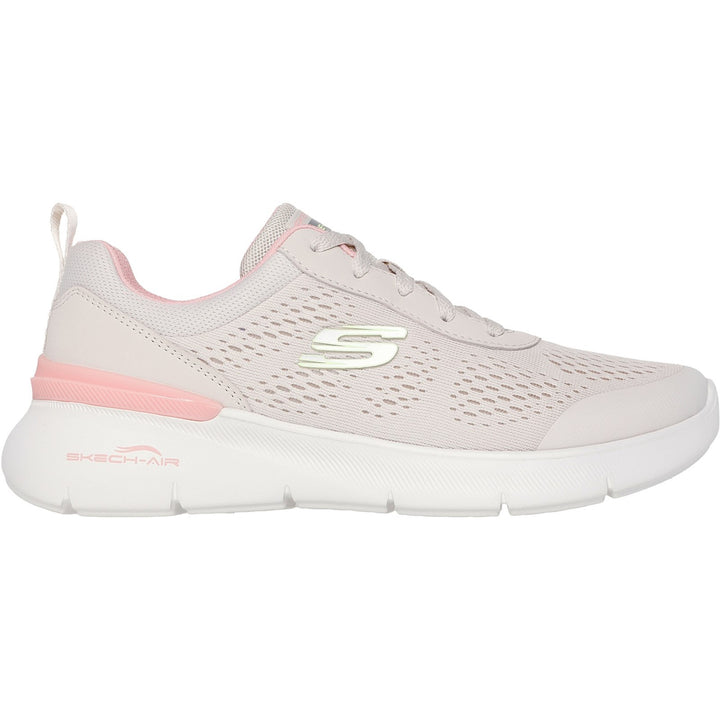 Women's Wide Fit Skechers 150370 Skech-air Dynamight 2.0 New Heights Trainers in Mauve - Image 1