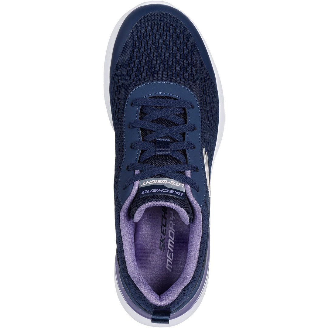 Women's Wide Fit Skechers 150370 Skech-air Dynamight 2.0 New Heights Trainers in Mauve - Image 10