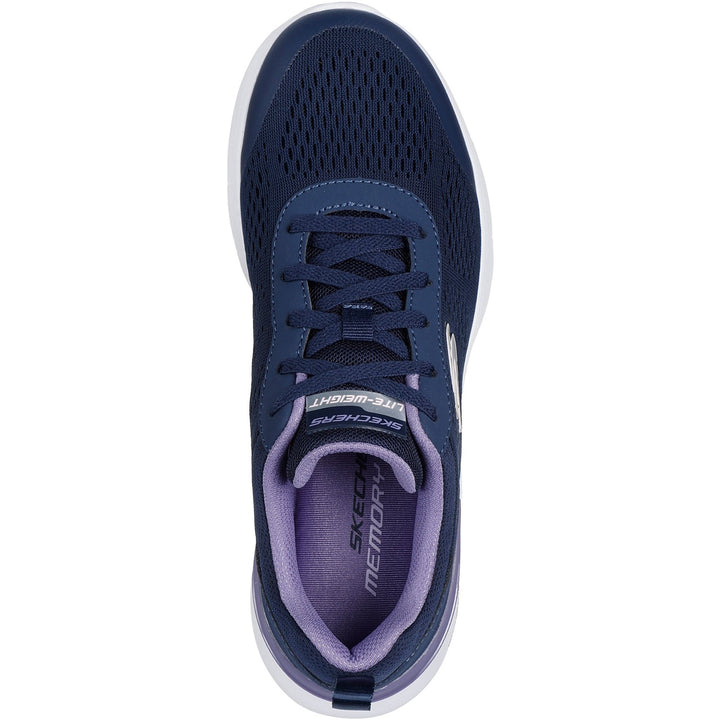 Women's Wide Fit Skechers 150370 Skech-air Dynamight 2.0 New Heights Trainers in Mauve - Image 1