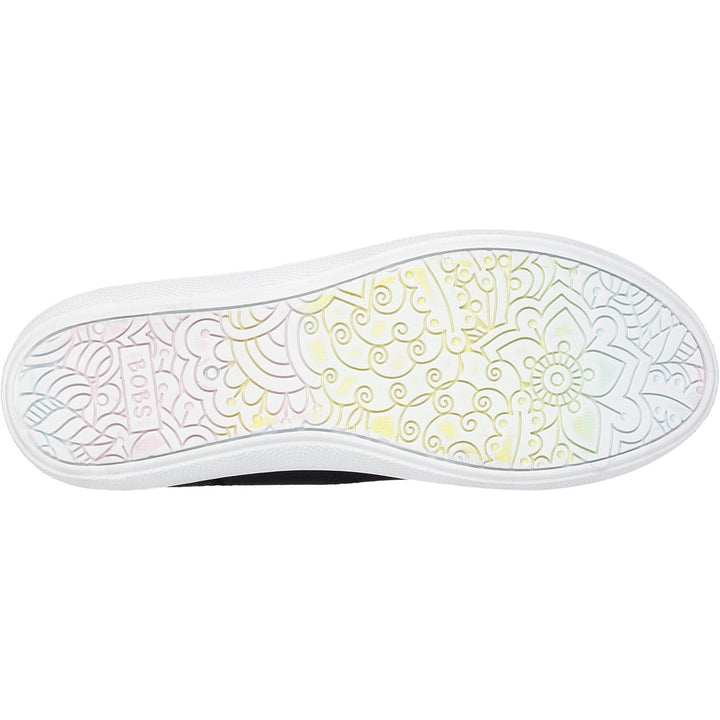 Women's Wide Fit Skechers 33492 Bobs B Cute Shoes in Black - Image 1