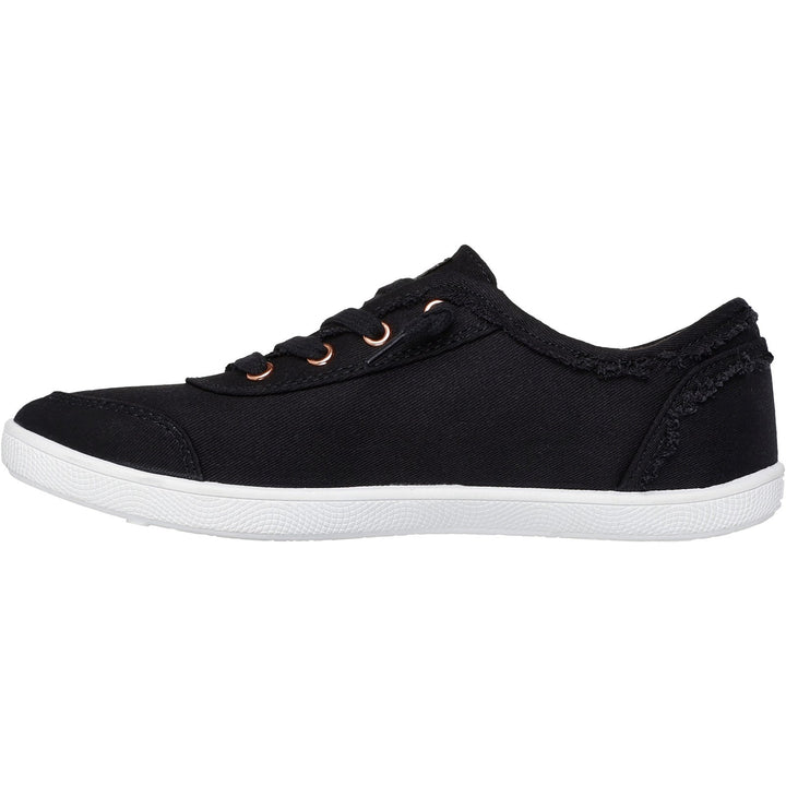 Women's Wide Fit Skechers 33492 Bobs B Cute Shoes in Black - Image 1
