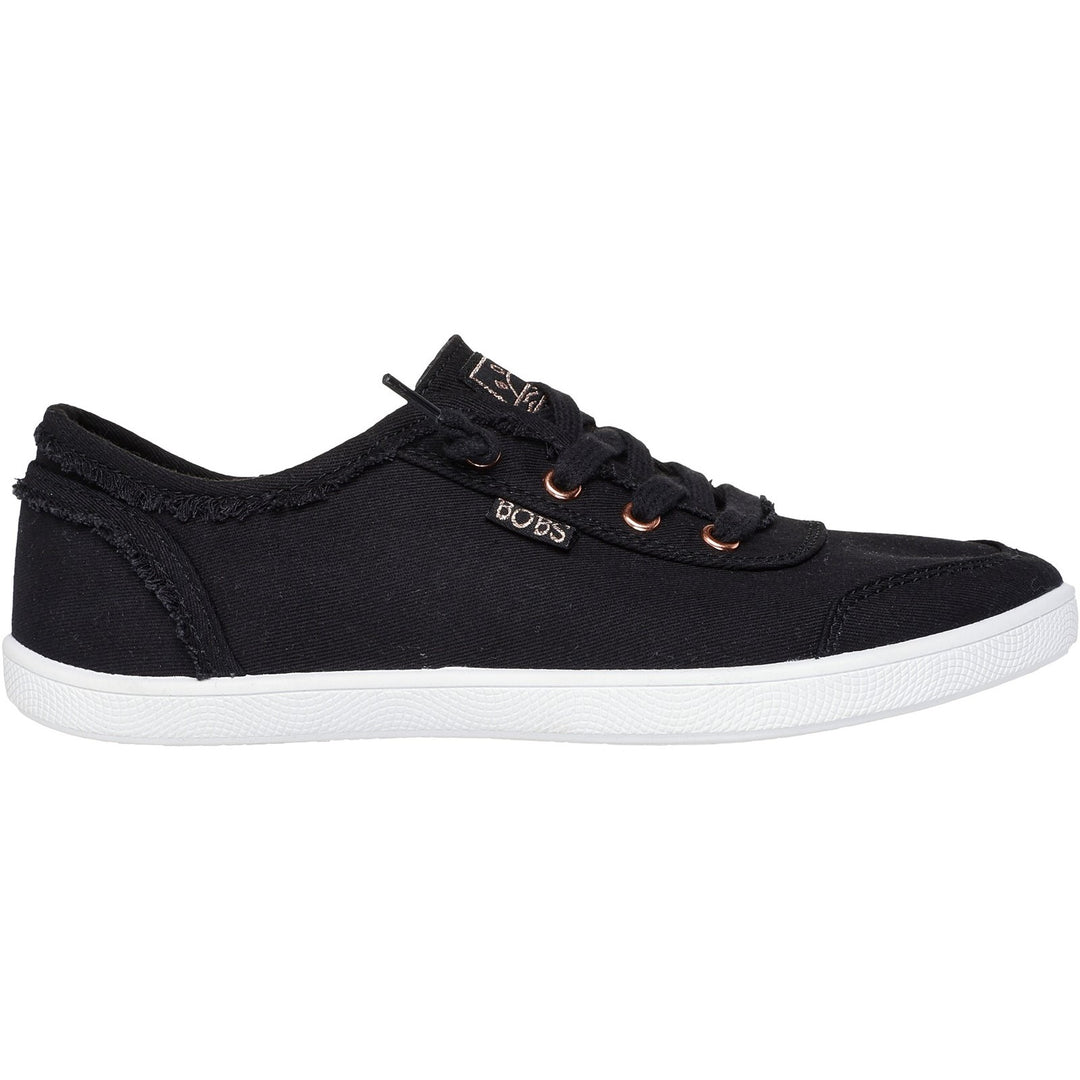 Women's Wide Fit Skechers 33492 Bobs B Cute Shoes in Black - Image 8