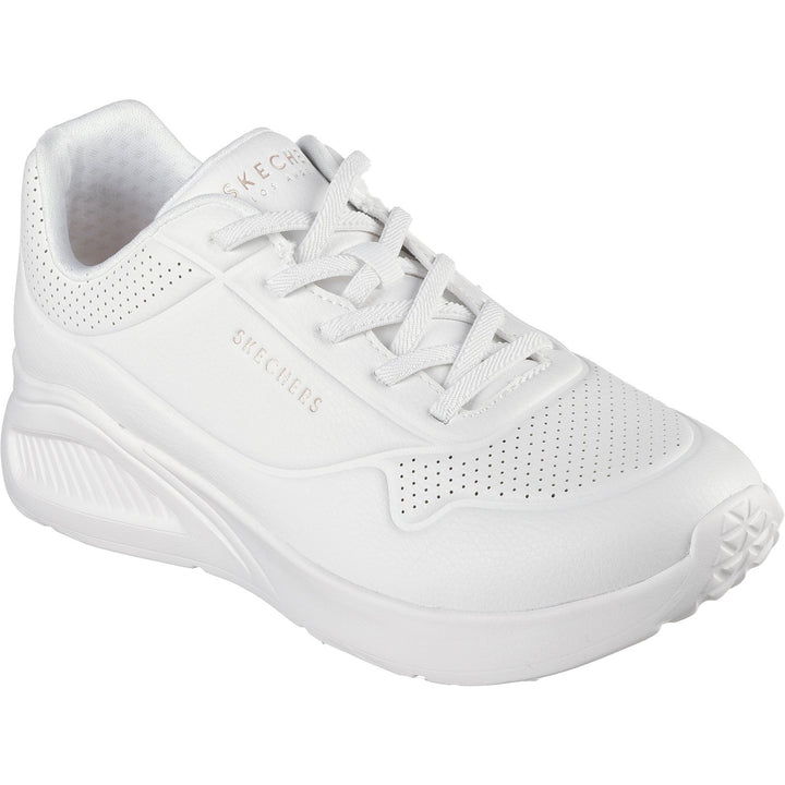 Women's Wide Fit Skechers 177289 Uno Lite Lite Work Trainers in Blush - Image 1