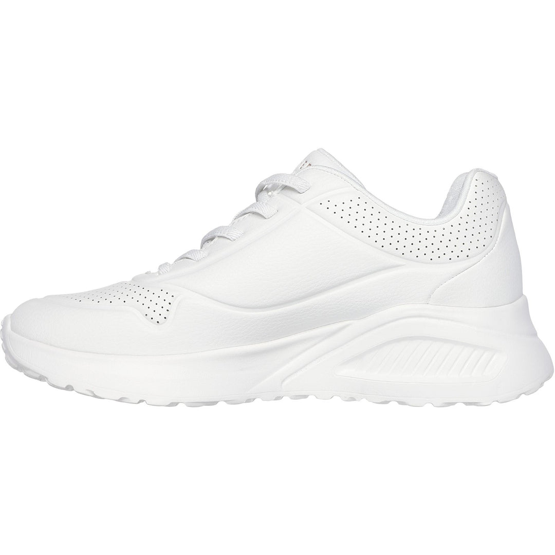 Women's Wide Fit Skechers 177289 Uno Lite Lite Work Trainers in Blush - Image 15
