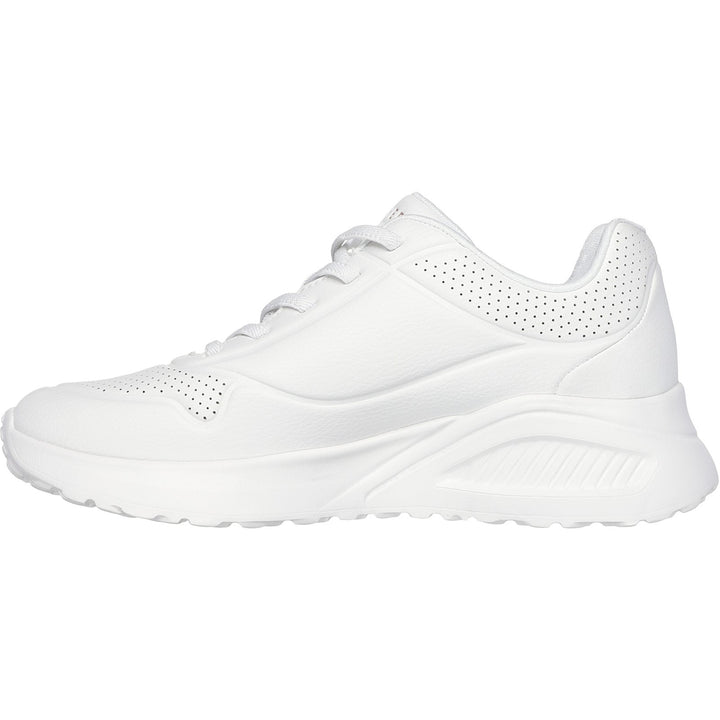 Women's Wide Fit Skechers 177289 Uno Lite Lite Work Trainers in Blush - Image 1