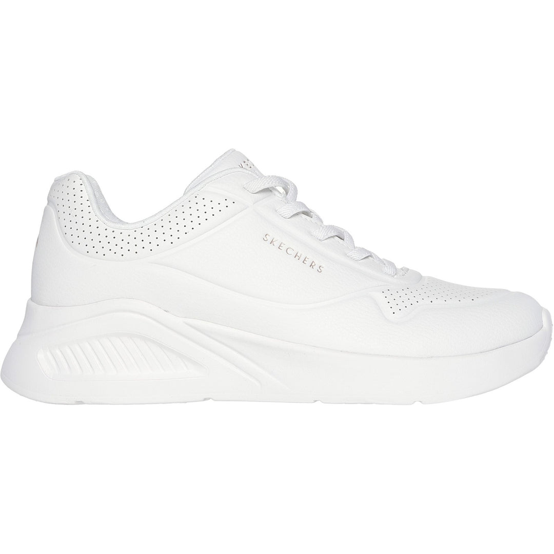 Women's Wide Fit Skechers 177289 Uno Lite Lite Work Trainers in Blush - Image 13