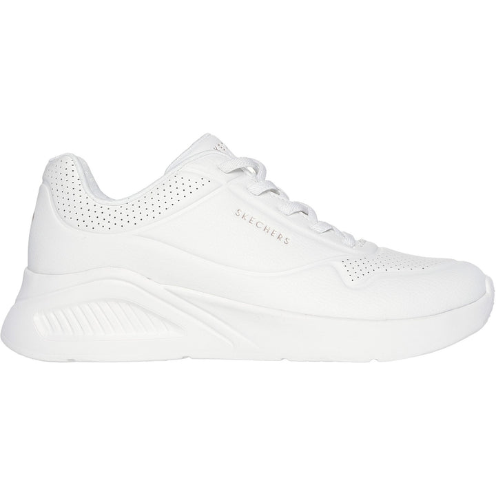 Women's Wide Fit Skechers 177289 Uno Lite Lite Work Trainers in Blush - Image 1