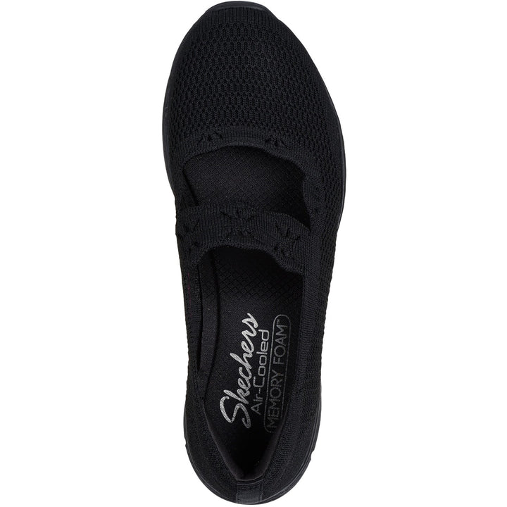 Women's Wide Fit Skechers 159078 Seager Cute N' Coy Shoes in Natural - Image 1