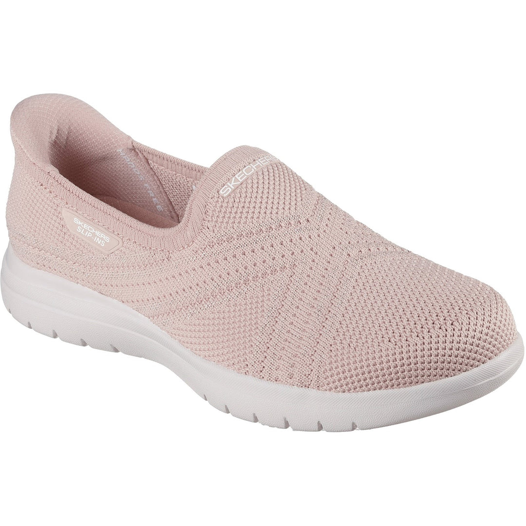 Women's Wide Fit Skechers 138100 Slip-ins On The Go Flex Excellency Shoes in Black - Image 14
