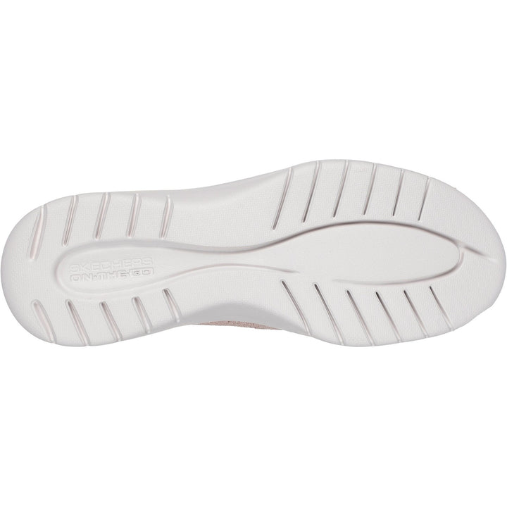 Women's Wide Fit Skechers 138100 Slip-ins On The Go Flex Excellency Shoes in Black - Image 1