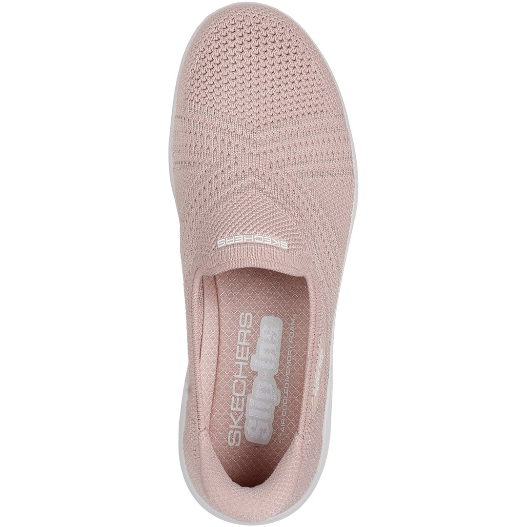 Women's Wide Fit Skechers 138100 Slip-ins On The Go Flex Excellency Shoes in Black - Image 16