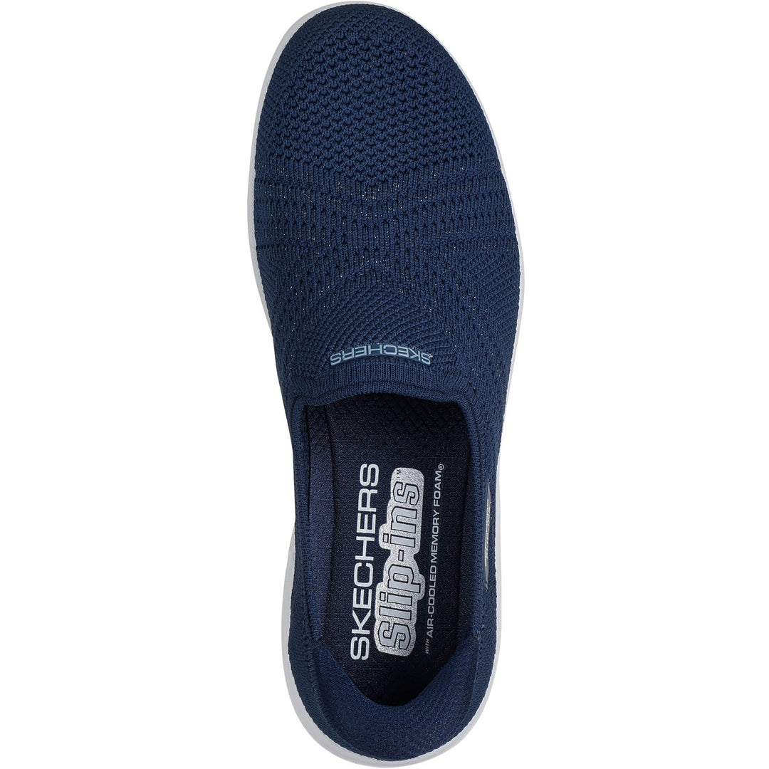 Women's Wide Fit Skechers 138100 Slip-ins On The Go Flex Excellency Shoes in Black - Image 10