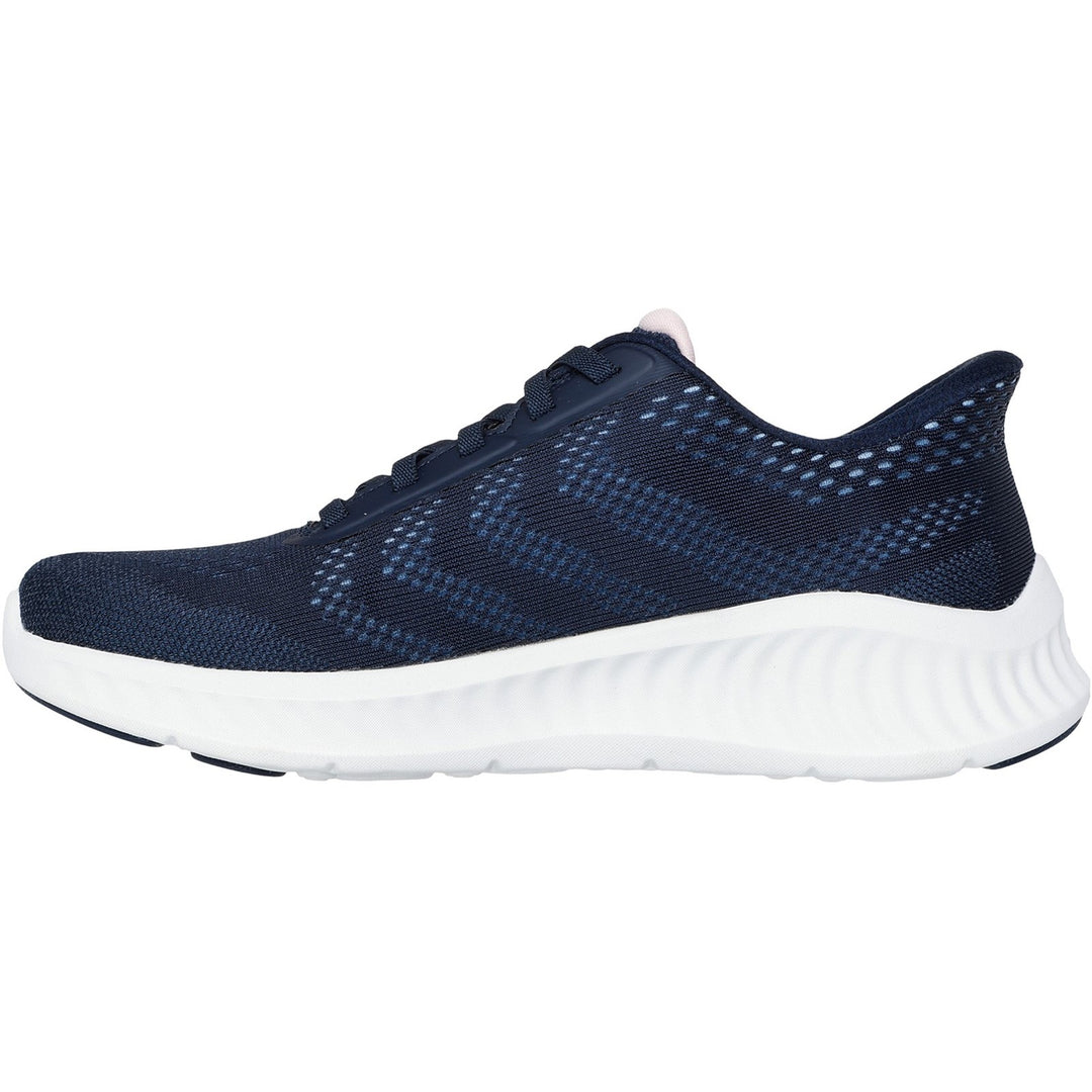 Women's Wide Fit Skechers 125643 Slip-ins Go Walk Now Khloe Trainers in Blue/Green - Image 15