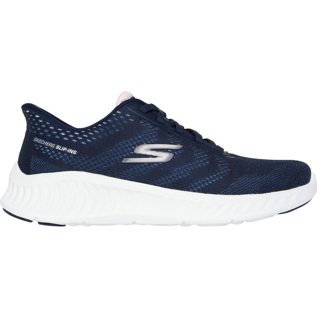 Women's Wide Fit Skechers 125643 Slip-ins Go Walk Now Khloe Trainers in Blue/Green - Image 13