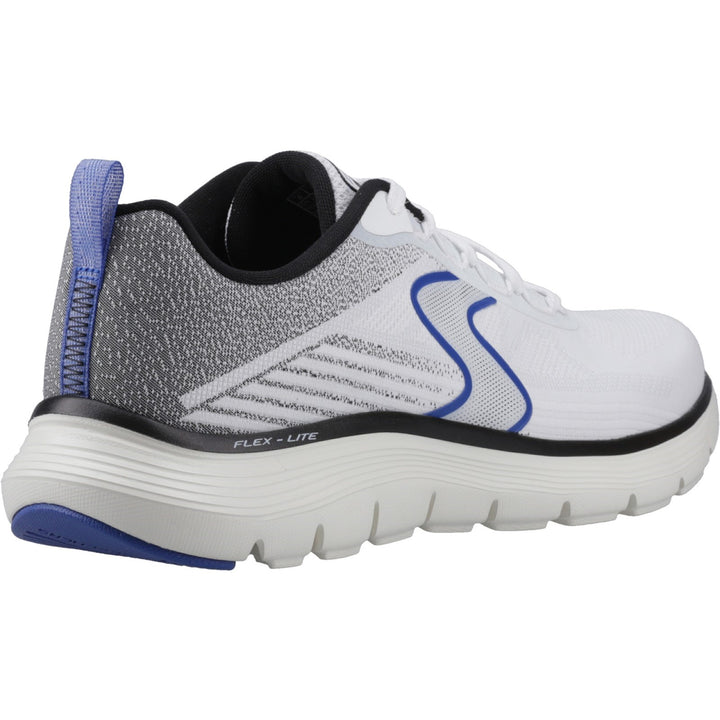 Men's Wide Fit Skechers 232828 Flex Advantage 5.0 Spreelo Trainers in Navy/Blue - Image 1