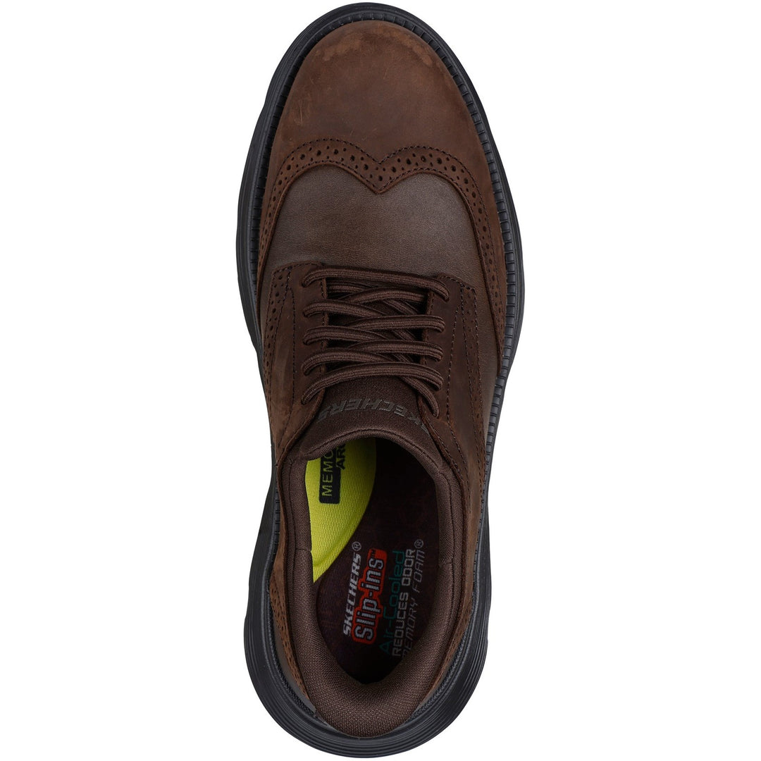 Men's Wide Fit Skechers 205311 Slip-ins Garza Sully Trainers in Black - Image 11