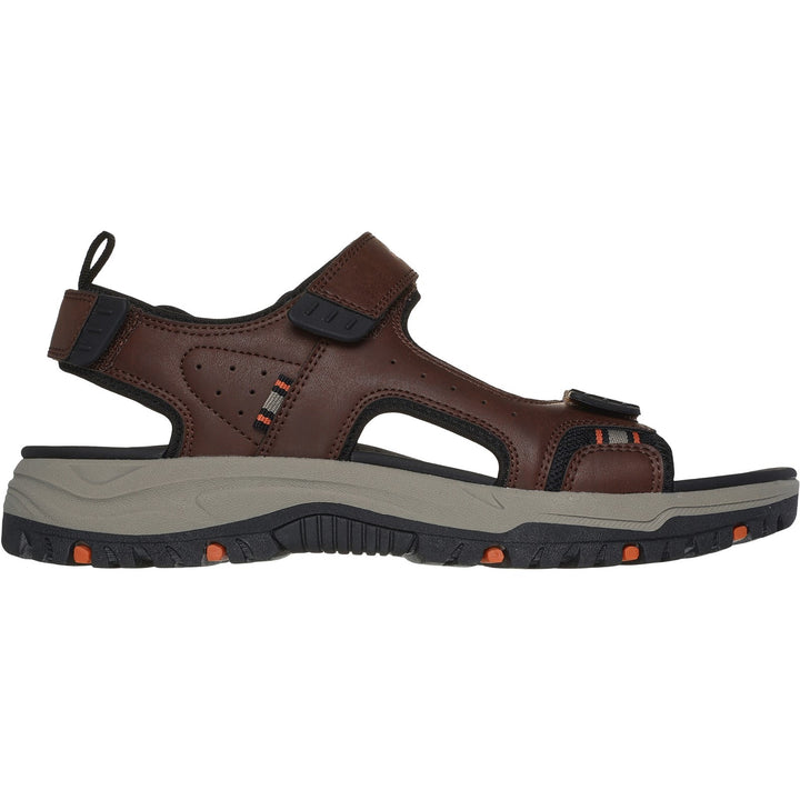Men's Relaxed Fit Skechers 205139 Prewitt Rigdon Sandals in Black - Image 1