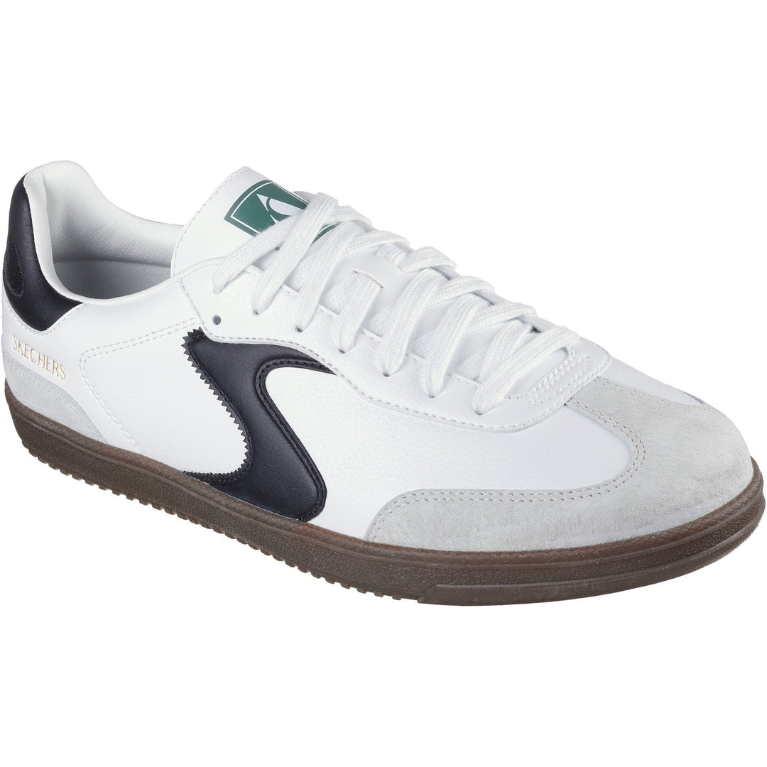 Men's Wide Fit Skechers 254150 Hotshot Pyke Trainers in Grey/Navy - Image 9