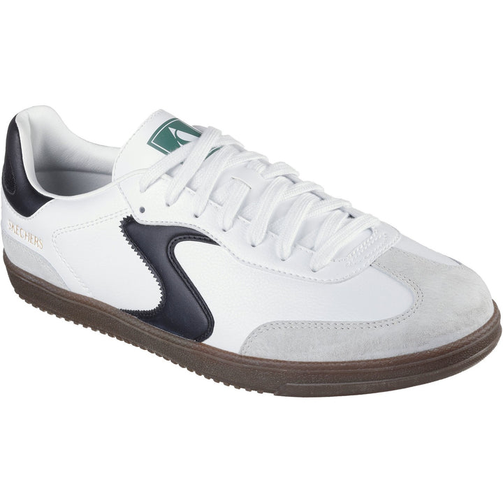 Men's Wide Fit Skechers 254150 Hotshot Pyke Trainers in Grey/Navy - Image 1