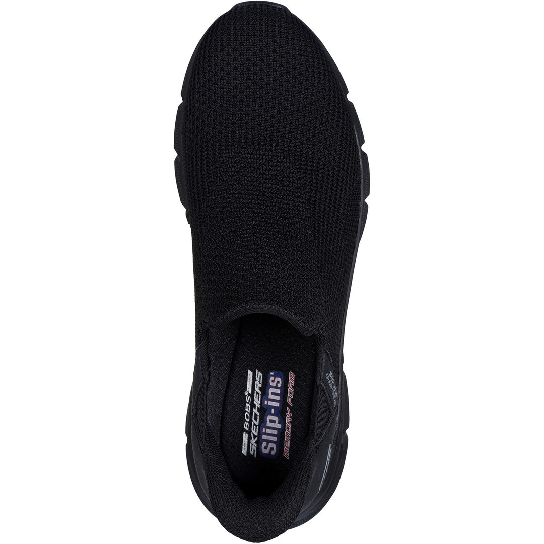 Men's Wide Fit Skechers 118306 Bobs Sport B Flex Frigid Edge Trainers in Black - Image 5