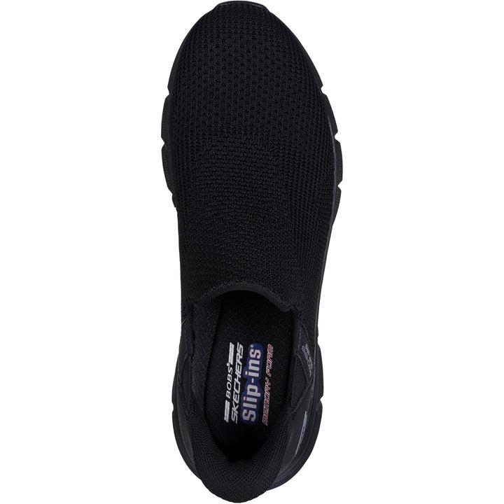 Men's Wide Fit Skechers 118306 Bobs Sport B Flex Frigid Edge Trainers in Black - Image 1