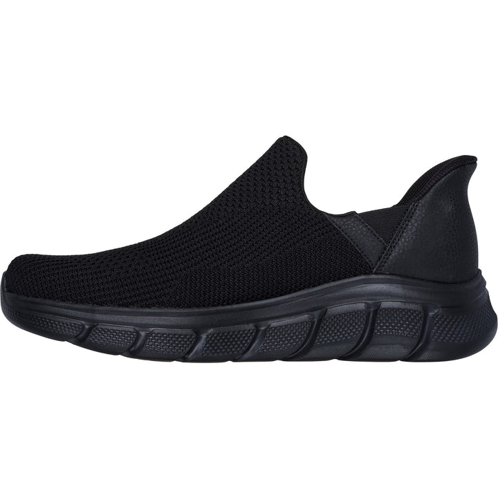 Men's Wide Fit Skechers 118306 Bobs Sport B Flex Frigid Edge Trainers in Black - Image 1