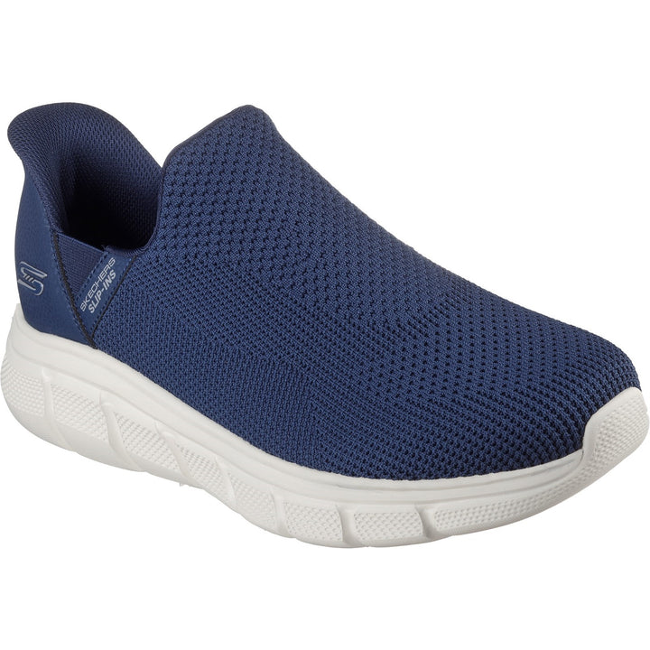 Men's Wide Fit Skechers 118306 Bobs Sport B Flex Frigid Edge Trainers in Black - Image 1