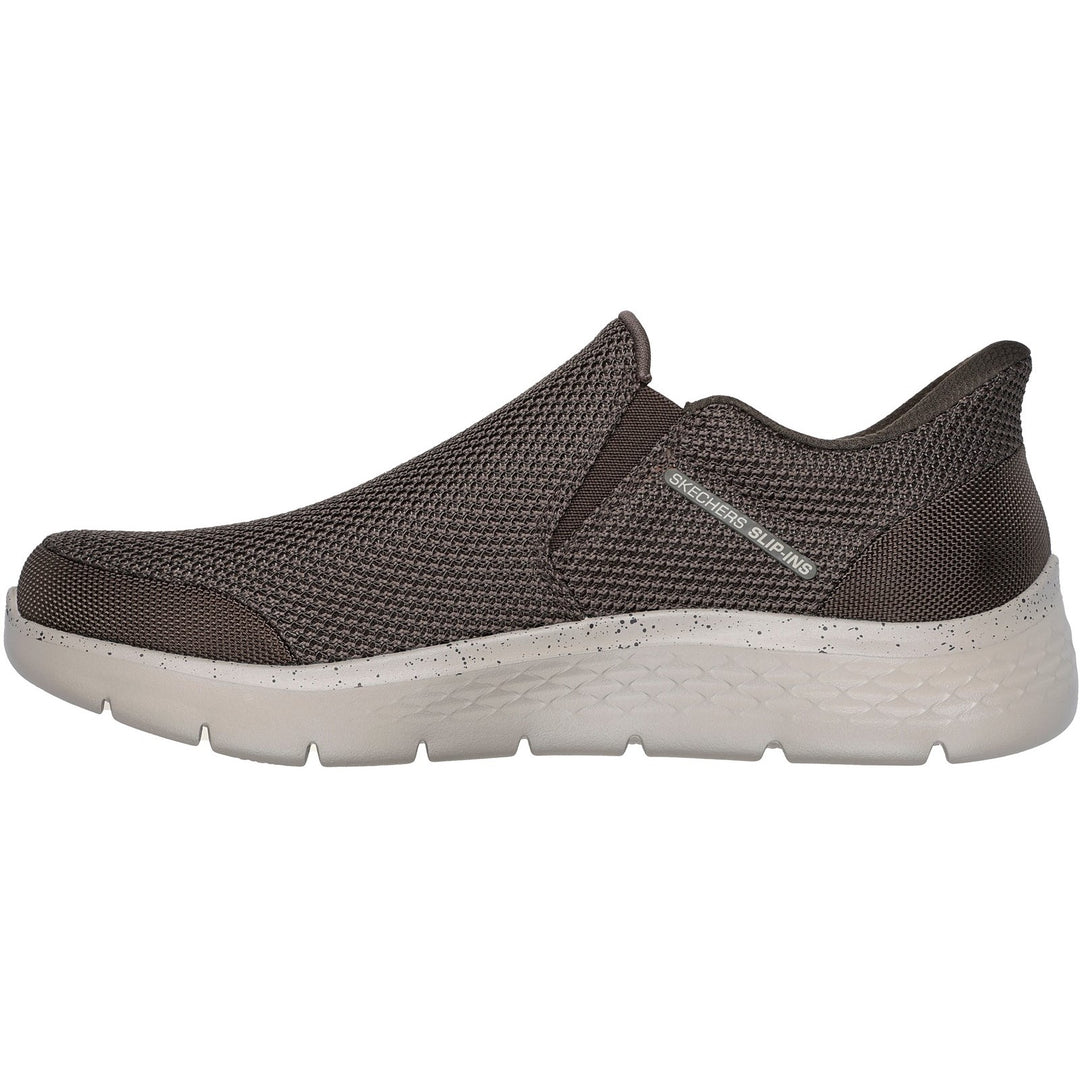 Men's Wide Fit Skechers 216333 Slip-ins Go Walk Flex Ojai Trainers in Black - Image 15