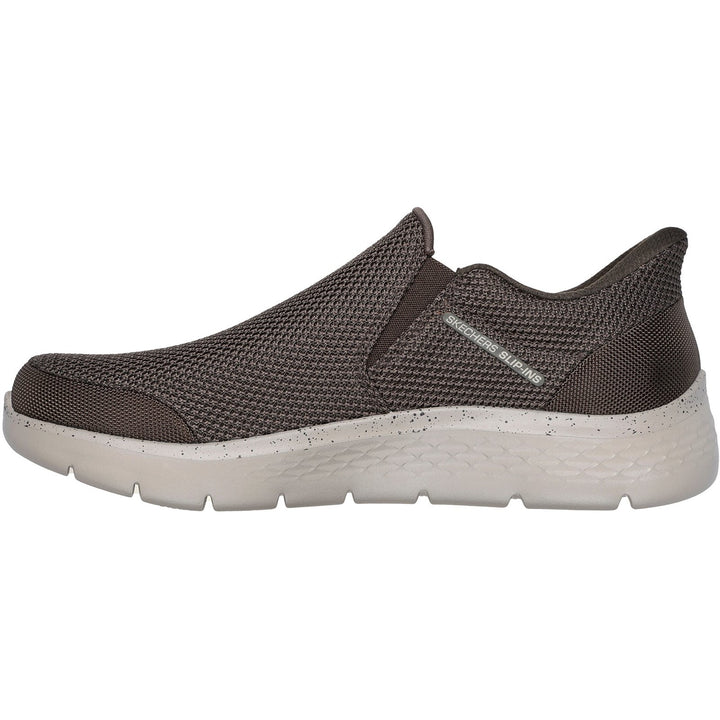 Men's Wide Fit Skechers 216333 Slip-ins Go Walk Flex Ojai Trainers in Black - Image 1
