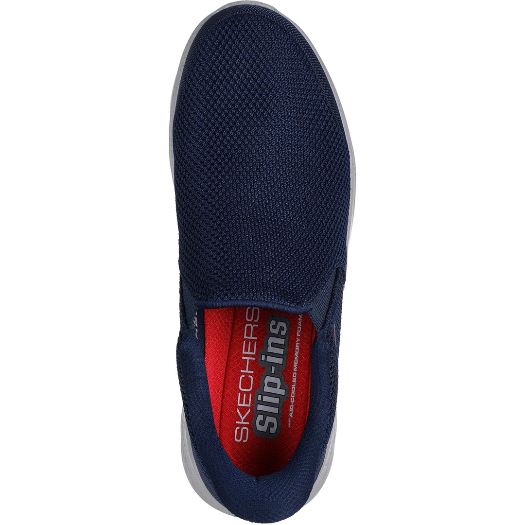 Men's Wide Fit Skechers 216333 Slip-ins Go Walk Flex Ojai Trainers in Black - Image 11