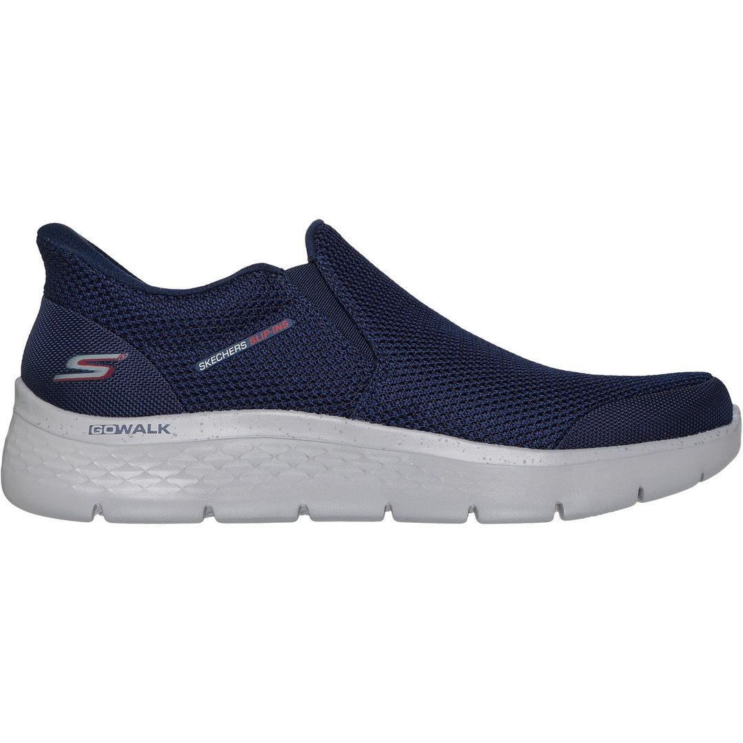 Men's Wide Fit Skechers 216333 Slip-ins Go Walk Flex Ojai Trainers in Black - Image 8
