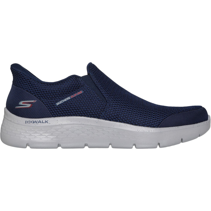 Men's Wide Fit Skechers 216333 Slip-ins Go Walk Flex Ojai Trainers in Black - Image 1