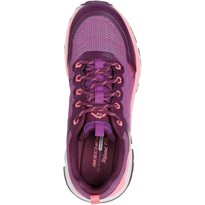 Women's Relaxed Fit Skechers 180167 D'lux Journey Marigold Trainers in Raspberry - Image 1