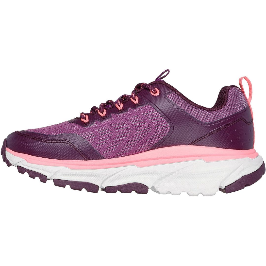 Women's Relaxed Fit Skechers 180167 D'lux Journey Marigold Trainers in Raspberry - Image 9