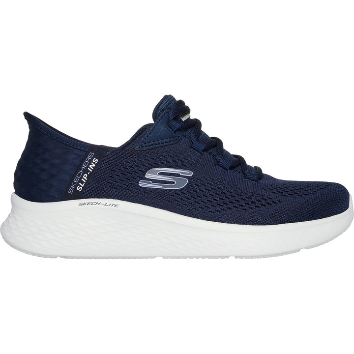 Women's Wide Fit Skechers 150012 Slip-ins Skech Lite Pro Natural Trainers in Grey/Multi - Image 1