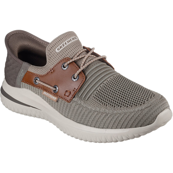 Men's Wide Fit Skechers 210606 Slip-ins Delson 3.0 Roth Trainers in Navy - Image 1