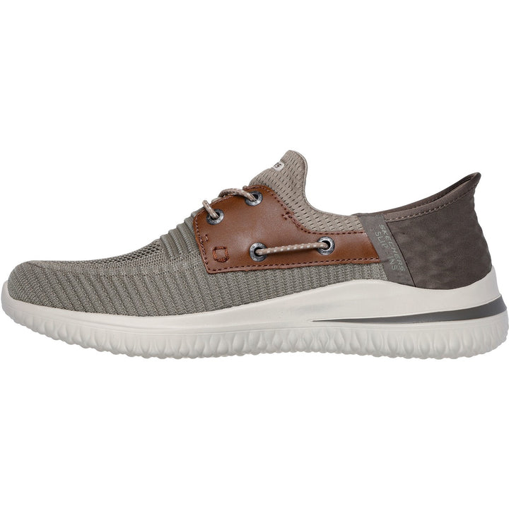 Men's Wide Fit Skechers 210606 Slip-ins Delson 3.0 Roth Trainers in Navy - Image 1