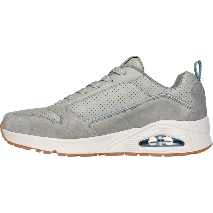 Men's Wide Fit Skechers 183011 Uno Stacre 2.0 Trainers in Sand - Image 1