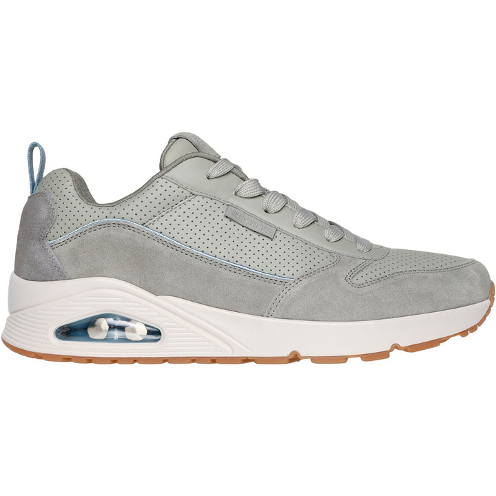 Men's Wide Fit Skechers 183011 Uno Stacre 2.0 Trainers in Sand - Image 1