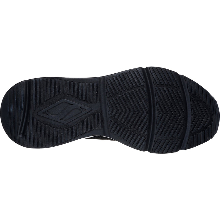 Women's Wide Fit Skechers 177411 Tres-Air Uno Glit Airy Trainers in Black - Image 1