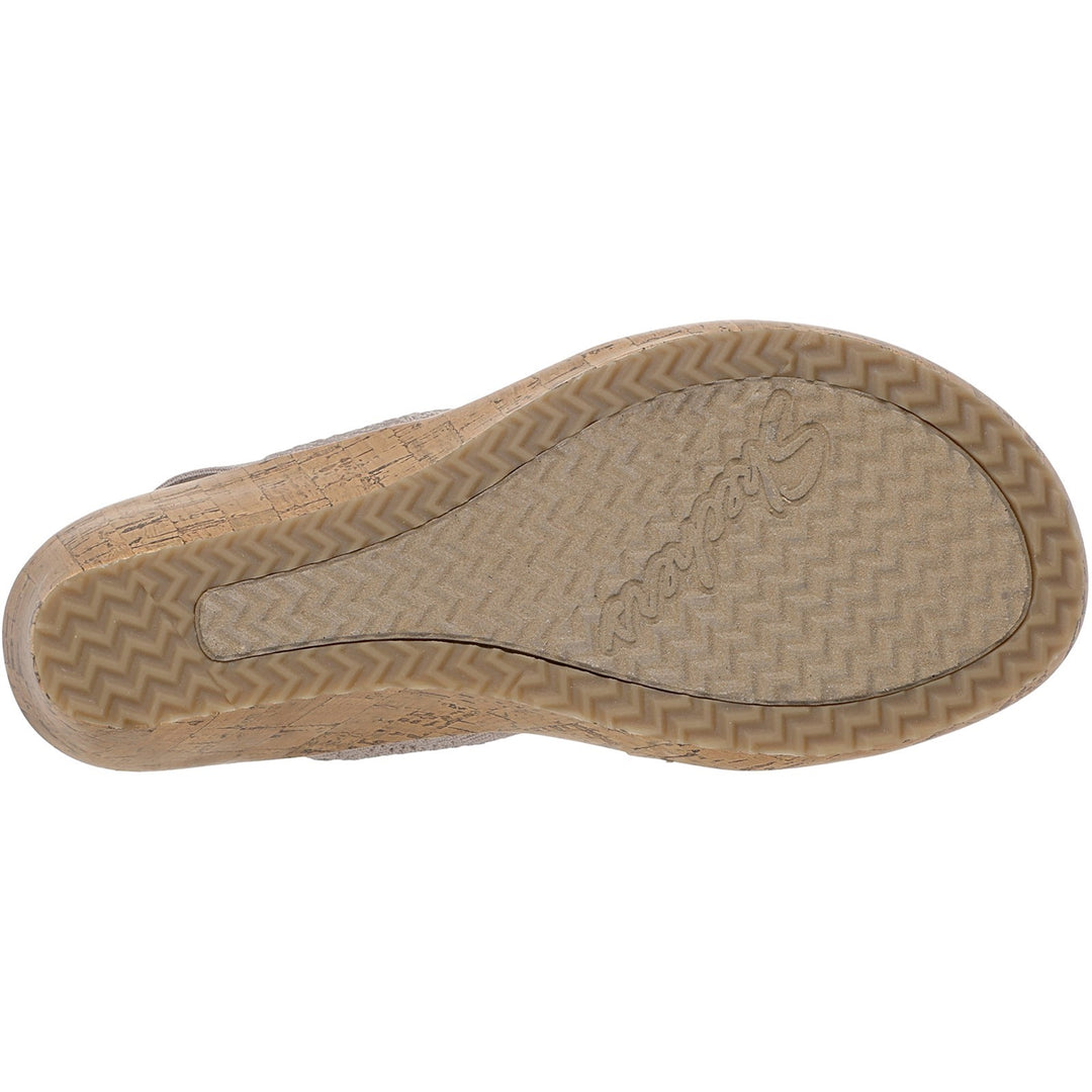 Women's Wide Fit Skechers 119591 Everlee Timeless Touch Sandals in Navy - Image 11