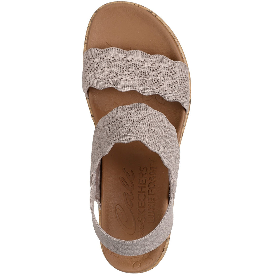 Women's Wide Fit Skechers 119591 Everlee Timeless Touch Sandals in Navy - Image 10