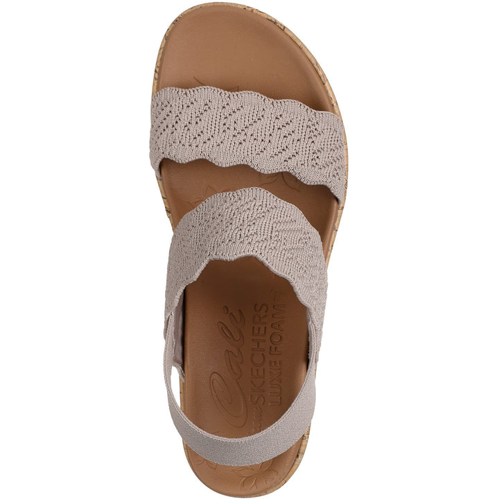 Women's Wide Fit Skechers 119591 Everlee Timeless Touch Sandals in Navy - Image 1