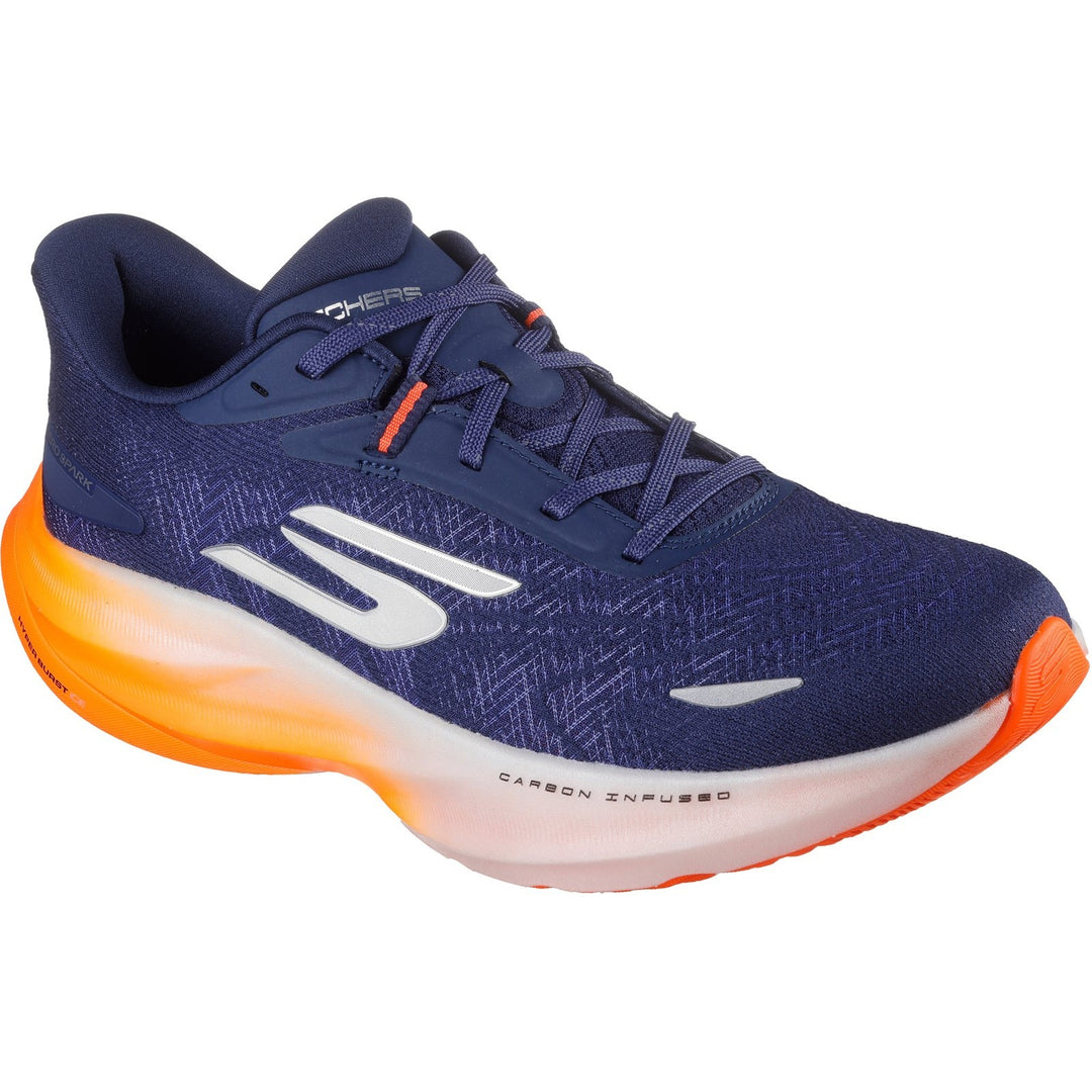 Women's Wide Fit Skechers 172200 Aero Spark Trainers in Coral - Image 9