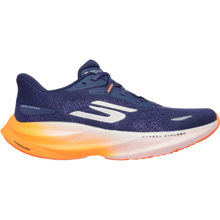 Women's Wide Fit Skechers 172200 Aero Spark Trainers in Coral - Image 1